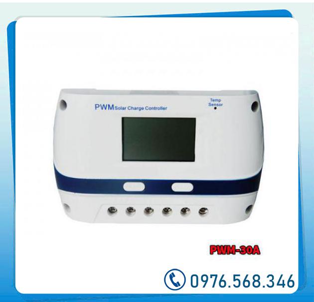  Đại lý Bộ điều khiển sạc năng lượng mặt trời 30A PWM chính hãng PWM-30A  hàng mới về 
