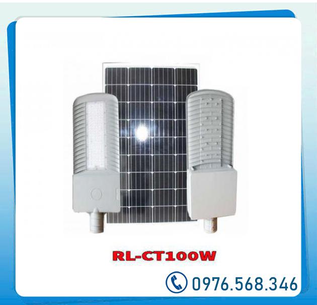  Thông tin Đèn đường công trình cao cấp năng lượng mặt trời 100w RL-CT100W  hàng mới về 