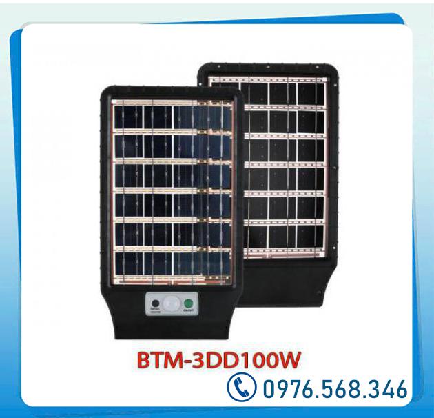  Đại lý Đèn Đường Năng Lượng Mặt Trời Tấm Pin Liền Thể 100W BTM-3DD100 chính hãng 