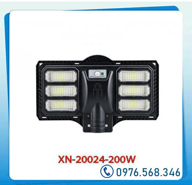  Thông tin Đèn Đường Năng Lượng Mặt Trời Tấm Pin Liền Thể 2 Cánh Giá Rẻ Xenon XN20024 - 200W 6 Ô chính hãng 