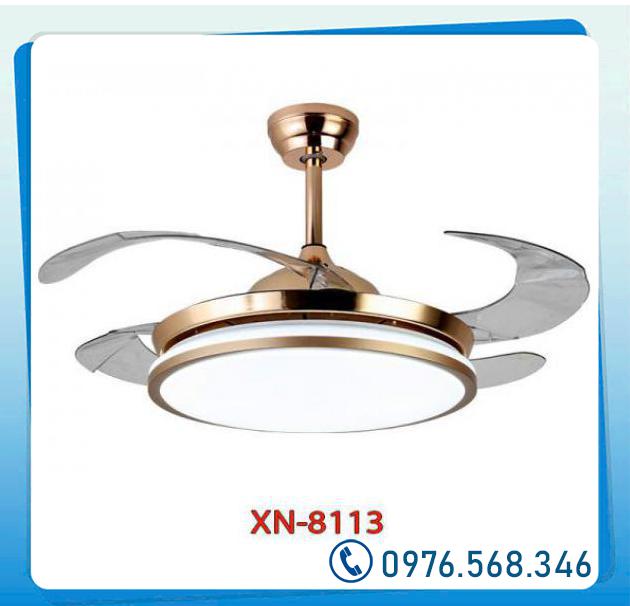  Nhập sỉ Đèn quạt trần cánh xếp XN-8113 siêu đẹp giá rẻ mẫu mới nhất 2023  hàng xách tay 