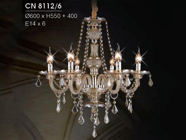Đèn chùm pha lê hiện đại trang trí siêu đẹp HFCN-8112/6