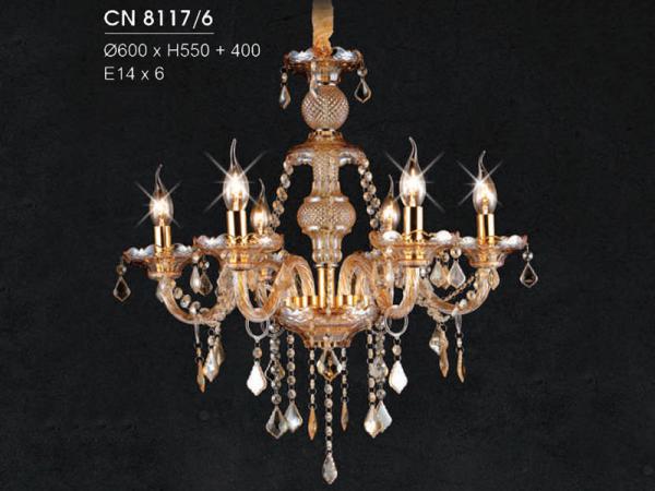 Đèn chùm pha lê hiện đại trang trí siêu đẹp HFCN-8117/6