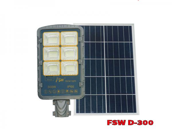 Đèn Đường Năng Lượng Mặt Trời 300W FSW D-300 Cao Cấp