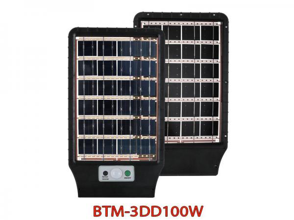 Đèn Đường Năng Lượng Mặt Trời Tấm Pin Liền Thể 100W BTM-3DD100