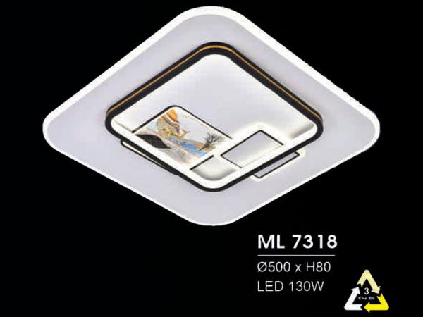 Đèn mâm ốp trần trang trí hiện đại siêu đẹp HFML-7318