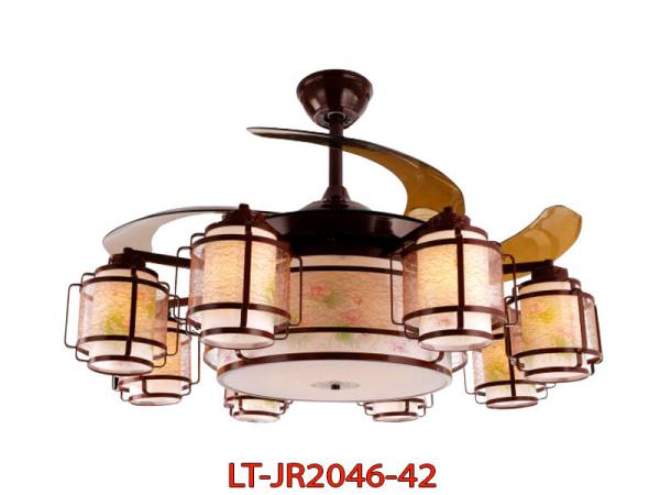 Quạt trần đèn trang trí 3 chế độ  LT-JR2046-42 mẫu độc lạ