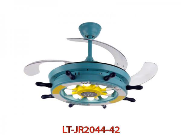 Quạt trần đèn trang trí LT-JR2044-42 màu xanh lá