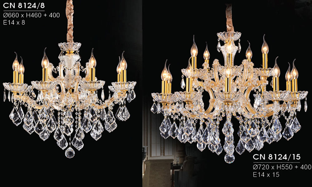  Sỉ Đèn chùm pha lê hiện đại trang trí siêu đẹp HFCN-8136/10 giá tốt