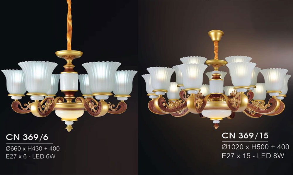  Kho sỉ Đèn chùm pha lê hiện đại trang trí siêu đẹp HFCN-369/15 hàng mới về