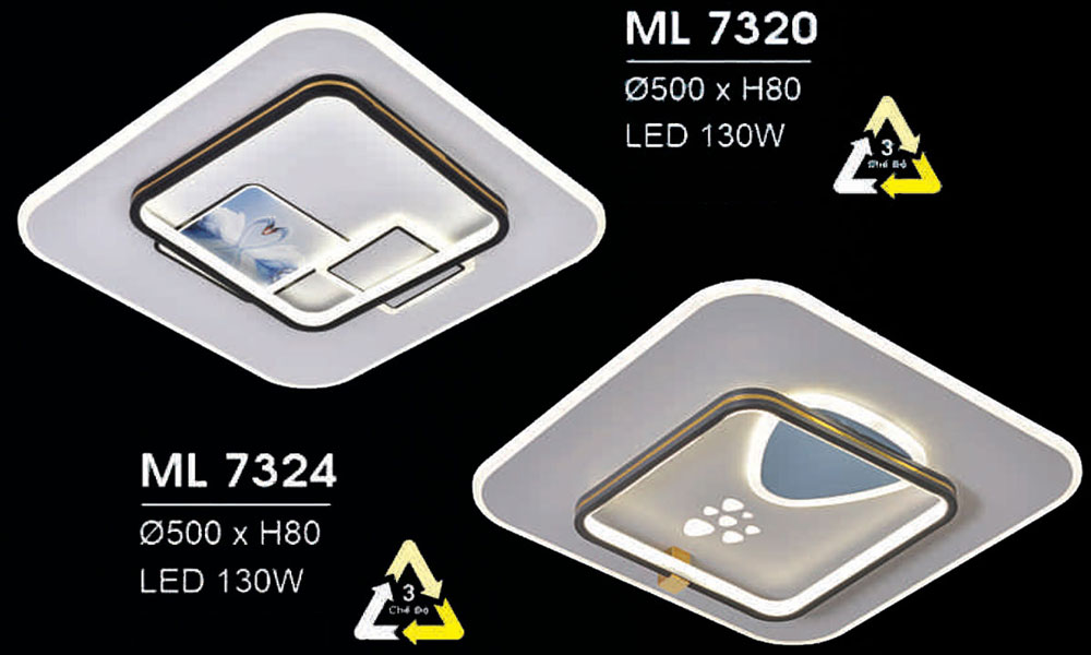  Review Đèn mâm ốp trần trang trí hiện đại siêu đẹp HFML-7320 tốt nhất