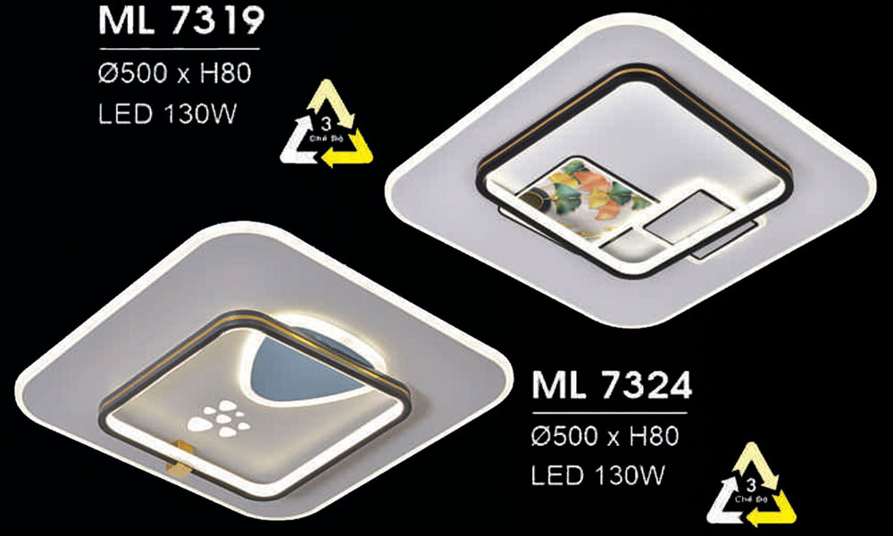 Review Đèn mâm ốp trần trang trí hiện đại siêu đẹp HFML-7320 tốt nhất