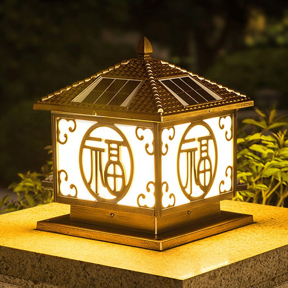 Nhập sỉ Đèn Trụ Cổng Năng Lượng Mặt Trời XN-JDNP406 Mẫu Mới Giá Rẻ tốt nhất