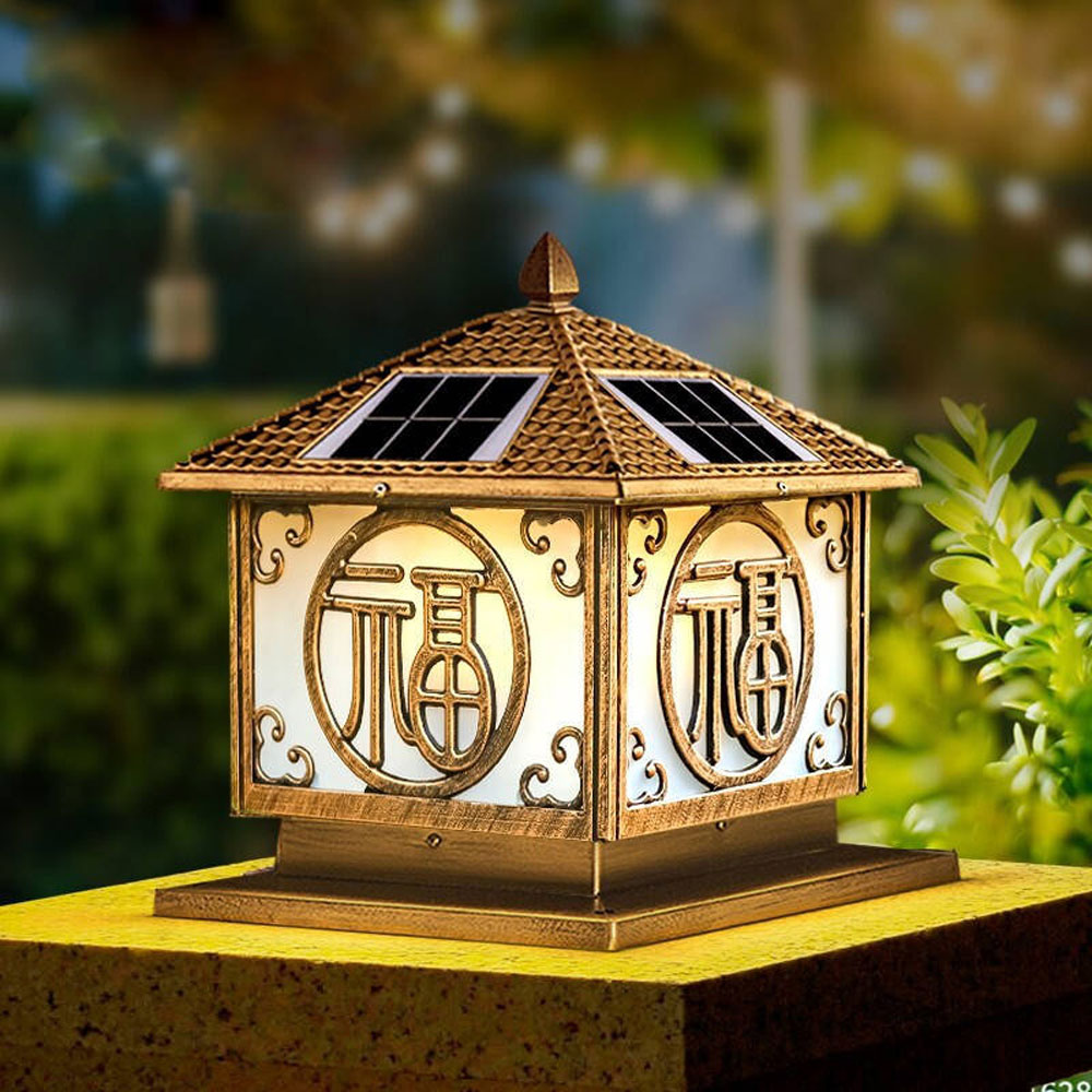 Nhập sỉ Đèn Trụ Cổng Năng Lượng Mặt Trời XN-JDNP406 Mẫu Mới Giá Rẻ tốt nhất