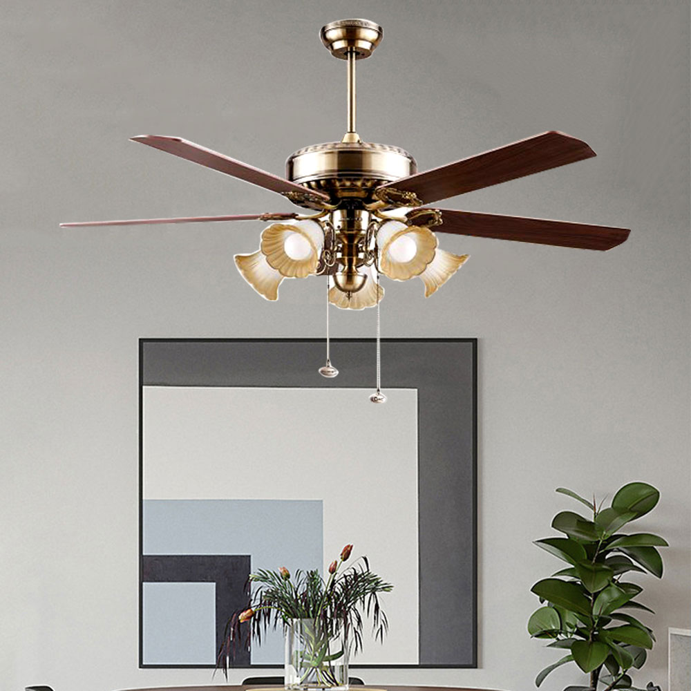  Thông tin Quạt trang trí 5 cánh cổ điển LT-60YFA-1011 có đèn led hàng xách tay