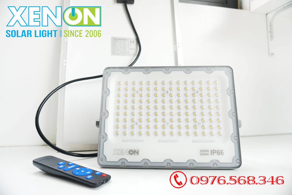  Kho sỉ Đèn Pha Năng Lượng Mặt Trời Xenon Deluxe - DL 200W Siêu Sáng giá rẻ