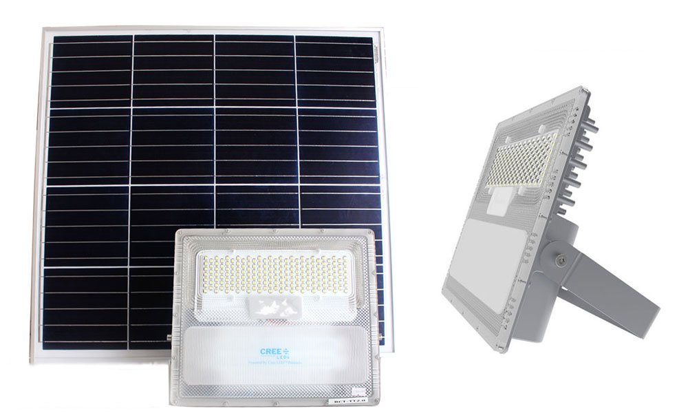 Mua Đèn Pha Năng Lượng Mặt Trời Cao Cấp Roiled 300W BCT 2.0 Sáng Trên 20 Tiếng giá sỉ