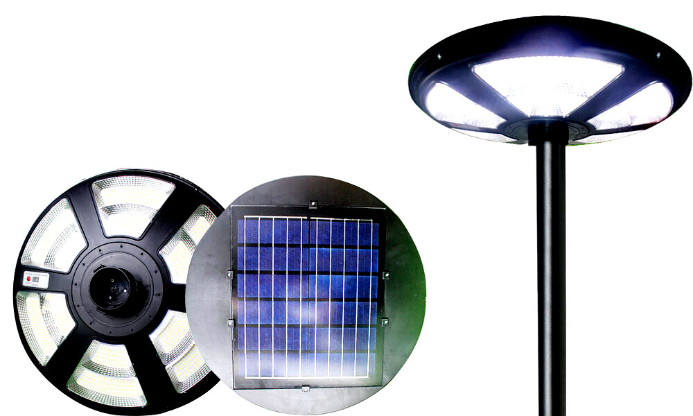  Mua Đèn chiếu sáng sân vườn, công viên năng lượng mặt trời FSW-600W giá sỉ