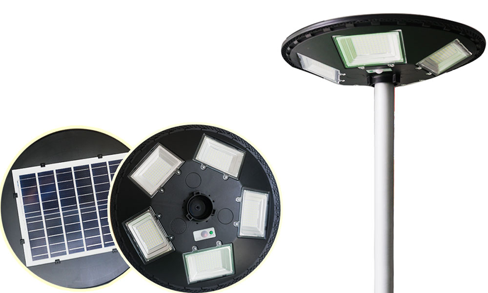 Nhập sỉ Đèn công viên năng lượng mặt trời UFO-250W, đèn chiếu sáng sân vườn cao cấp Nhập sỉ Đèn công viên năng lượng mặt trời UFO-250W, đèn chiếu sáng sân vườn cao cấp
