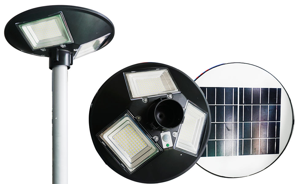  Đánh giá Đèn công viên năng lượng mặt trời UFO-150W, đèn sân vườn hàng xách tay