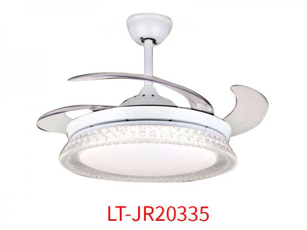 Quạt đèn cánh xếp pha lê LT-JR20335 giá khuyến mãi