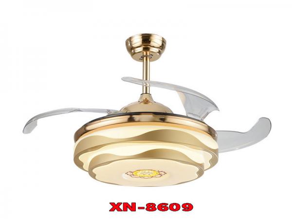 Quạt trần có đèn trang trí XN 8609 siêu đẹp giá rẻ mẫu mới nhất 2023