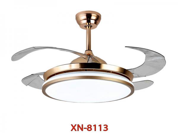 Đèn quạt trần cánh xếp XN-8113 siêu đẹp giá rẻ mẫu mới nhất 2023