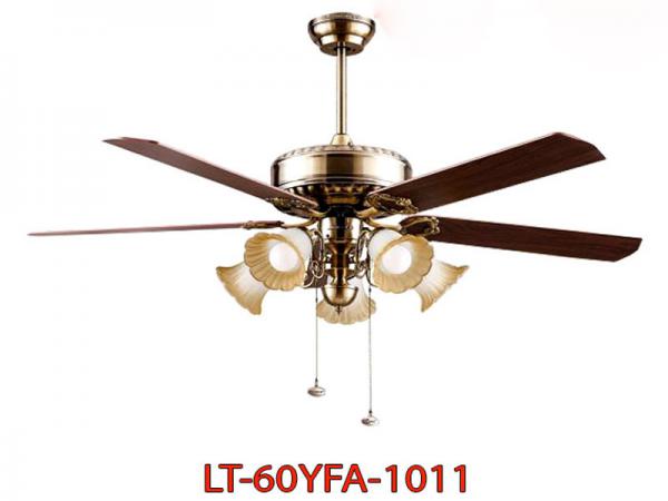 Quạt trang trí 5 cánh cổ điển LT-60YFA-1011 có đèn led