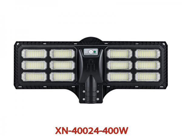 Đèn Đường Năng Lượng Mặt Trời Tấm Pin Liền Thể 2 Cánh Giá Rẻ Xenon XN40024 - 400W 12 Ô