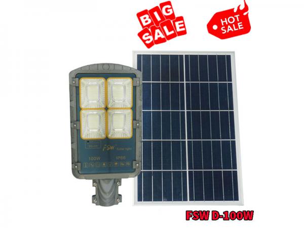 Đèn Đường Năng Lượng Mặt Trời 100W FSW D-100 Cao Cấp