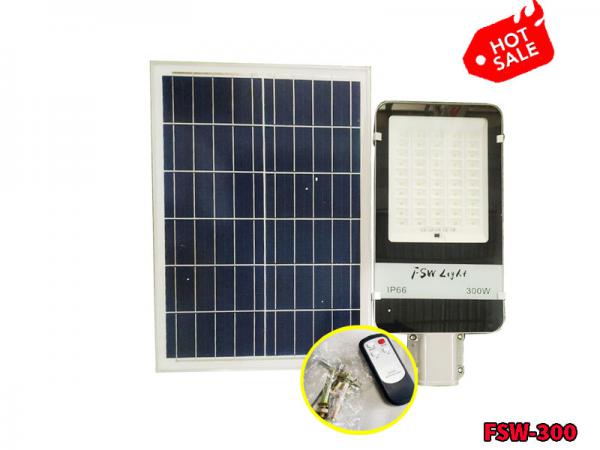 Đèn Đường Năng Lượng Mặt Trời 300W Cao Cấp FSW-300 Siêu Sáng