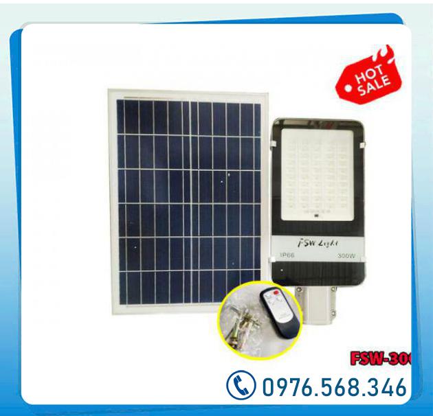  Phân phối Đèn Đường Năng Lượng Mặt Trời 300W Cao Cấp FSW-300 Siêu Sáng  nhập khẩu 