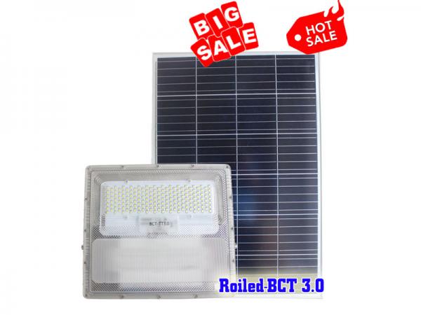 Đèn Pha Năng Lượng Mặt Trời Cao Cấp Roiled 500W BCT 3.0 Sáng Trên 20 Tiếng