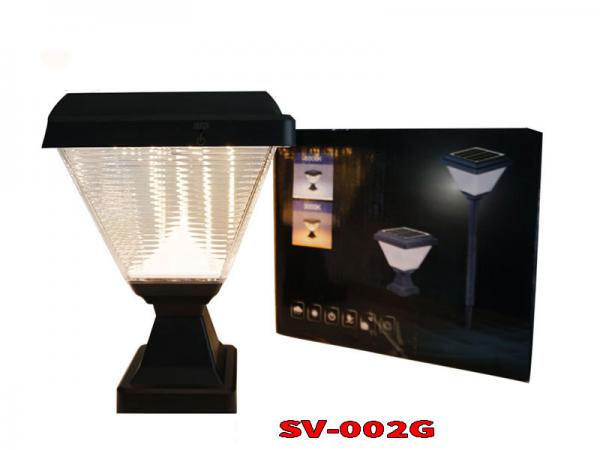 Đèn sân vườn, cổng rào năng lượng mặt trời cao cấp SV-002G