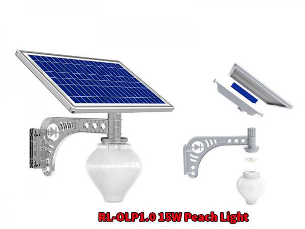 Đèn Vách, Trụ Cổng Năng Lượng Mặt Trời Roiled RL - OLP1.0 15W Peach Light