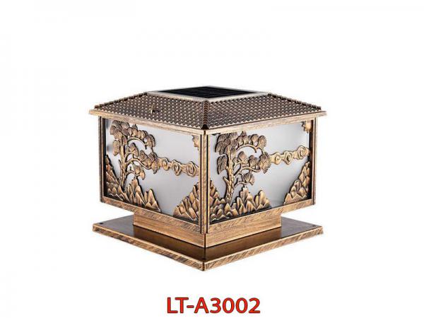 Đèn trụ cổng năng lượng mặt trời LT-A3002 vuông