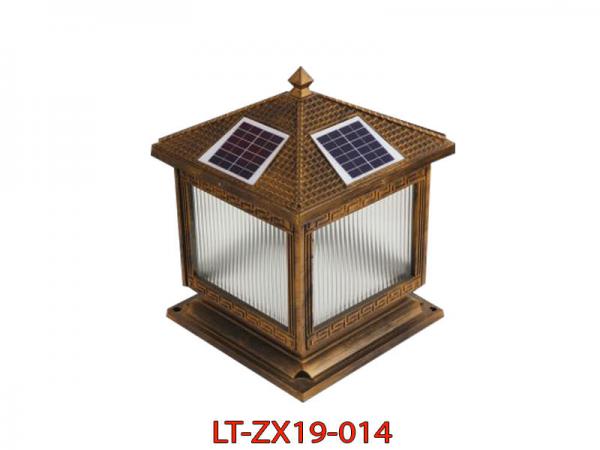 Đèn hàng rào năng lượng mặt trời LT-ZX19-014 size 250mm