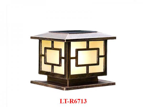 Đèn Trụ Hàng Rào Năng Lượng Mặt Trời LT-6713 Size 250mm