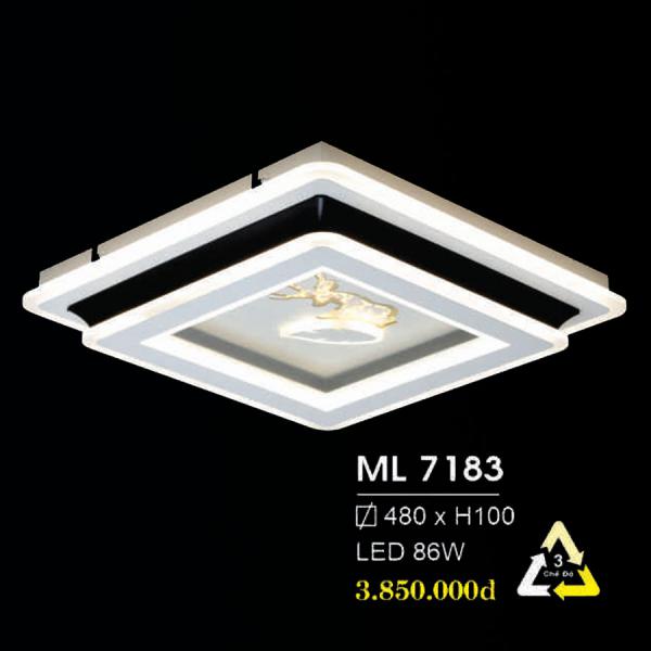 Đèn Ốp Trần Trang Trí Kiểu Dáng Hot Nhất 2023 ML 7183