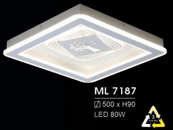 Đèn mâm ốp trần trang trí hiện đại siêu đẹp HFML-7187