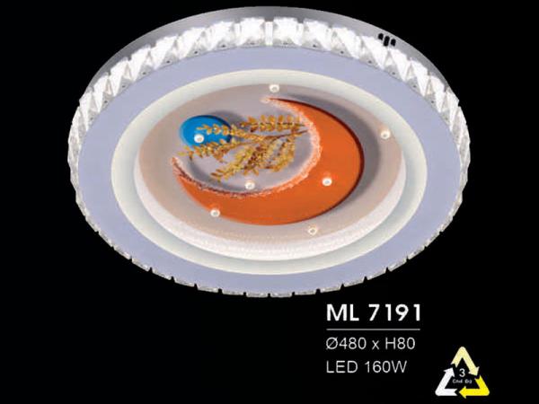 Đèn mâm ốp trần tròn trang trí hiện đại siêu đẹp HFML-7191