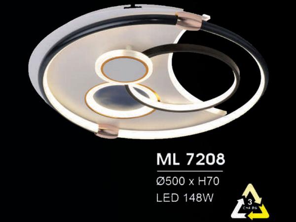Đèn mâm ốp trần trang trí hiện đại siêu đẹp HFML-7208