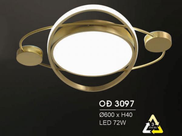 Đèn mâm ốp trần đồng trang trí tân cổ điển siêu đẹp HFOĐ-3097