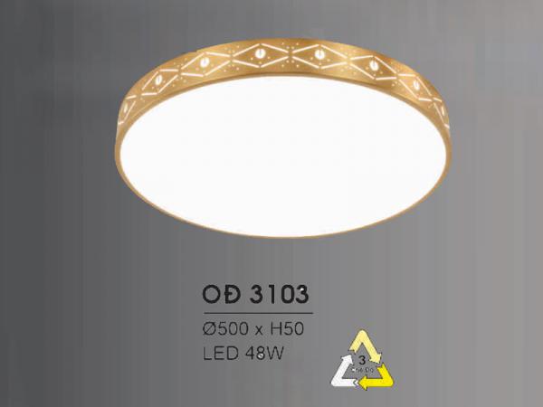 Đèn mâm ốp trần đồng trang trí tân cổ điển siêu đẹp HFOĐ-3103