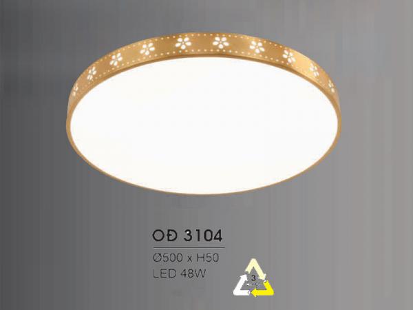 Đèn mâm ốp trần đồng trang trí tân cổ điển siêu đẹp HFOĐ-3104