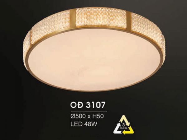 Đèn mâm ốp trần đồng trang trí tân cổ điển siêu đẹp HFOĐ-3107