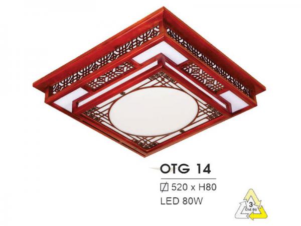 Đèn mâm ốp trần đồng trang trí hiện đại siêu đẹp HFOT-G14