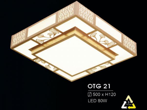 Đèn mâm ốp trần đồng trang trí hiện đại siêu đẹp HFOT-G21