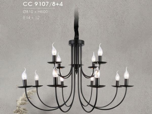 Đèn chùm đồng trang trí mẫu mới hiện đại siêu đẹp HFCC-9107/8 + 4