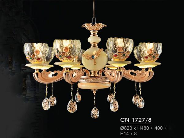 Đèn chùm pha lê hiện đại trang trí siêu đẹp HFCN-1727/8